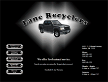 Tablet Screenshot of lanerecyclers.com